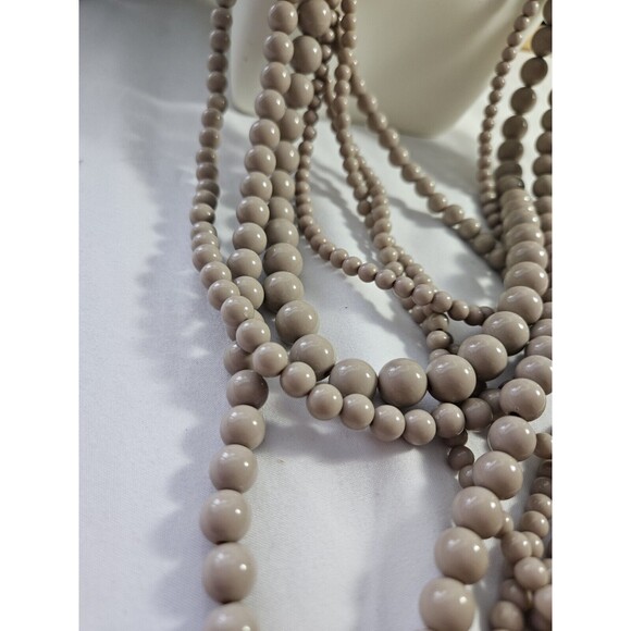 VTG Beaded Choker Necklace, Fashion Necklace - Picture 5 of 6
